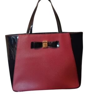 Anne Klein Two Tone Purse Handbag Tote